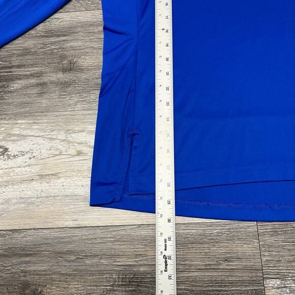 Nike Dry Elite Basketball Blue Mens L Dri Fit Big Swoosh Pullover Hoodie Shirt - Picture 8 of 9